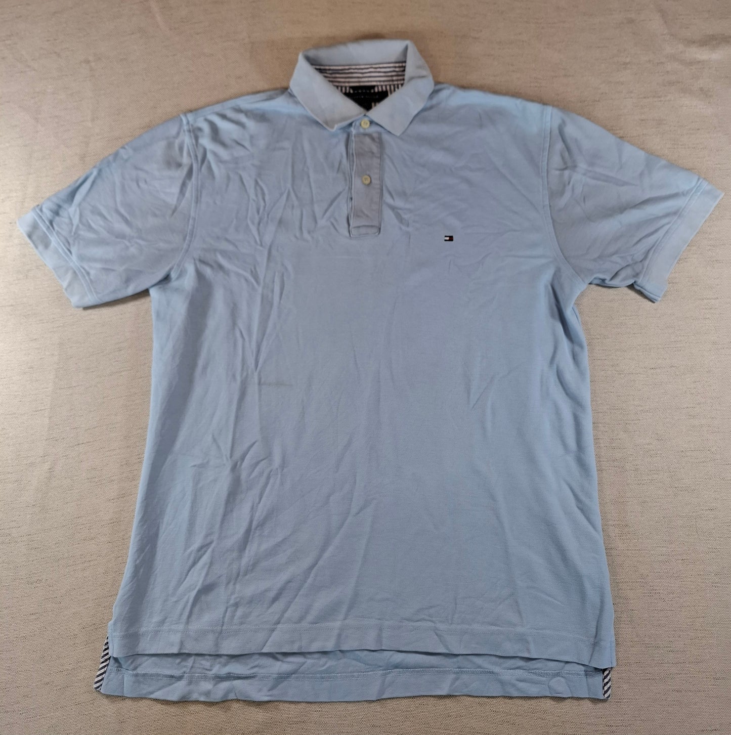 001239 Tommy Hilfiger Polo shirt size L Light Blue