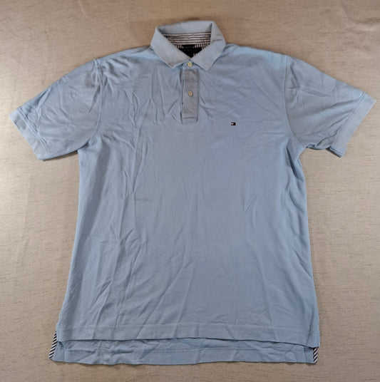 001239 Tommy Hilfiger Polo shirt size L Light Blue
