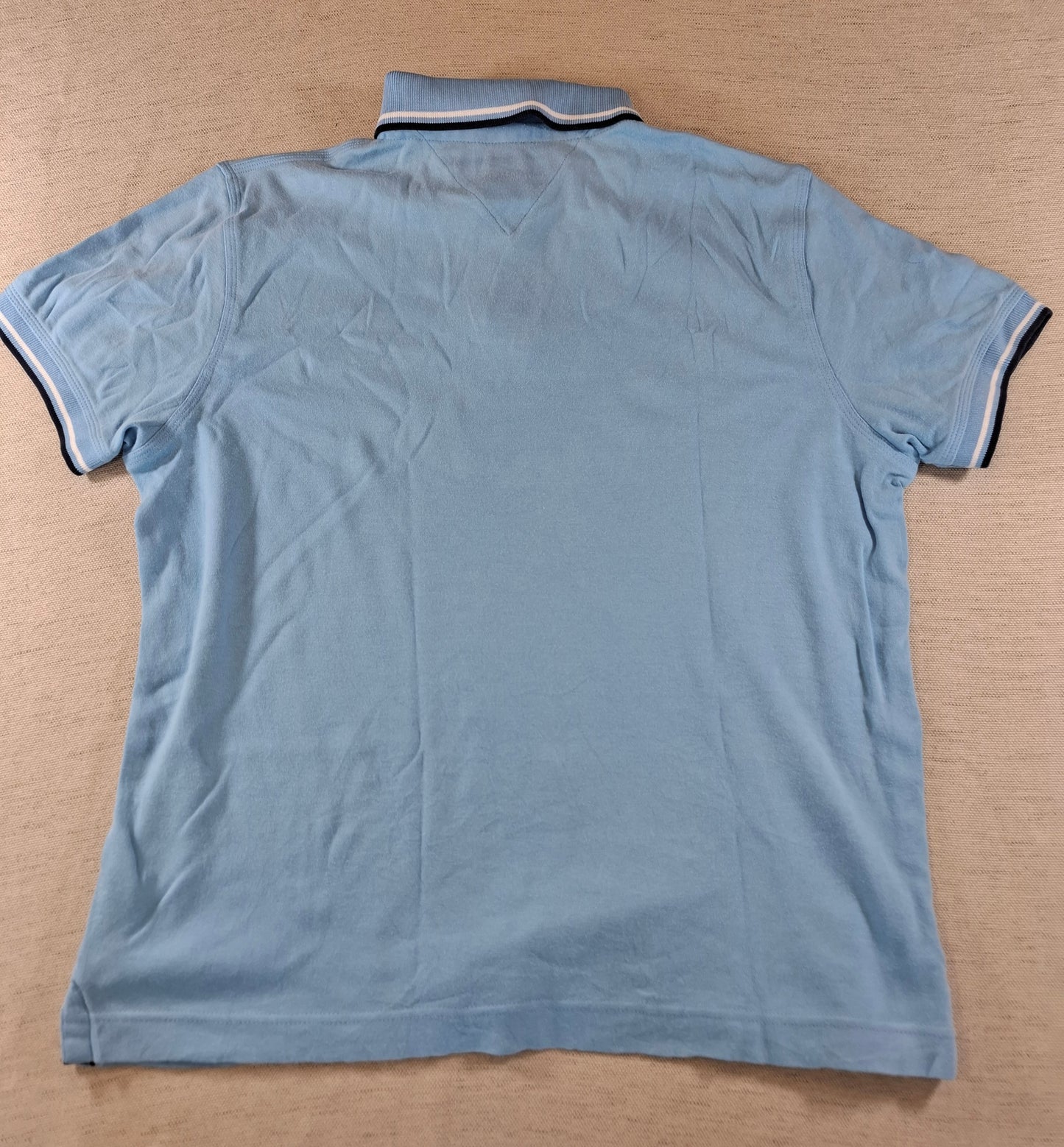 001240 Tommy Hilfiger Polo shirt size M Light Blue