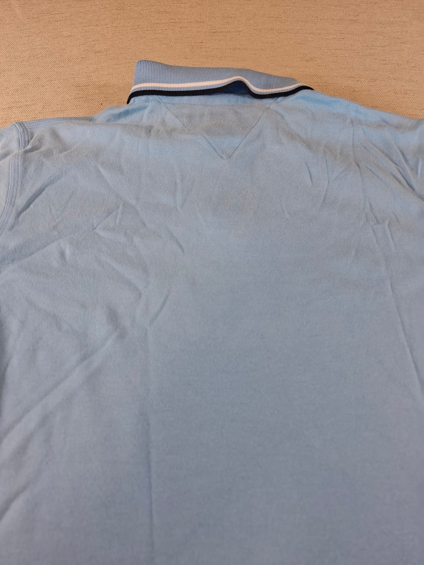 001240 Tommy Hilfiger Polo shirt size M Light Blue