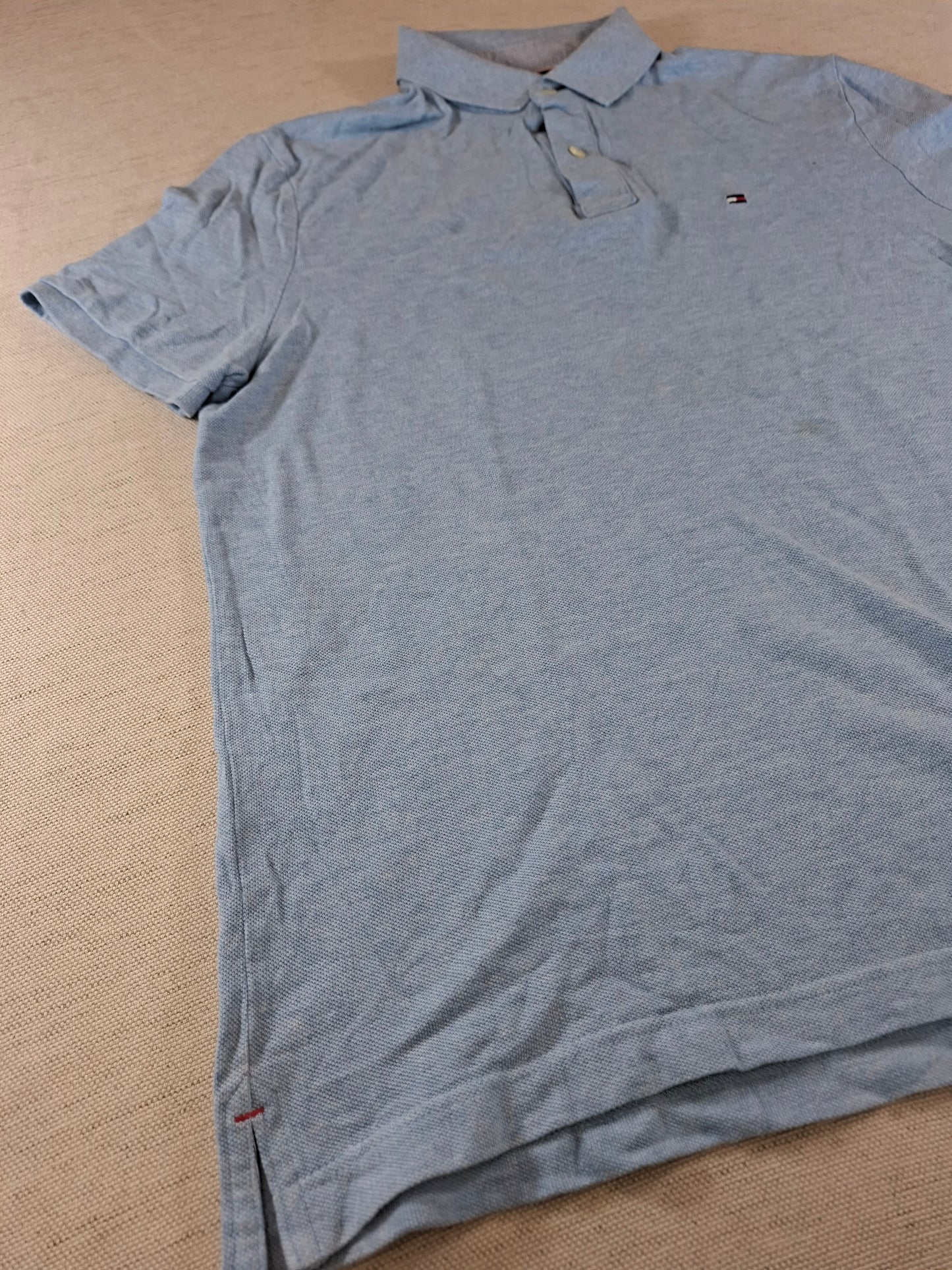 001241 Tommy Hilfiger Polo shirt size M Light Blue
