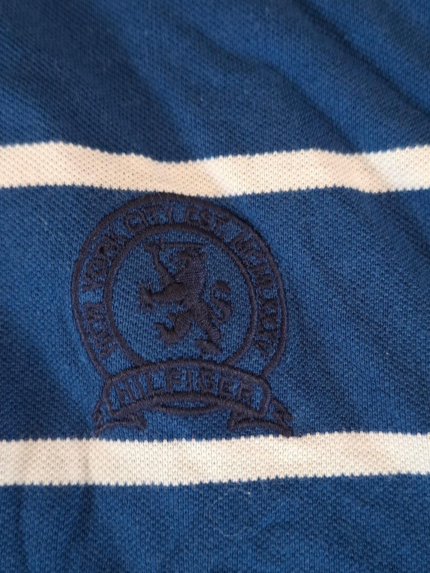 001243 Tommy Hilfiger Polo shirt size XL Navy/ Multicolor