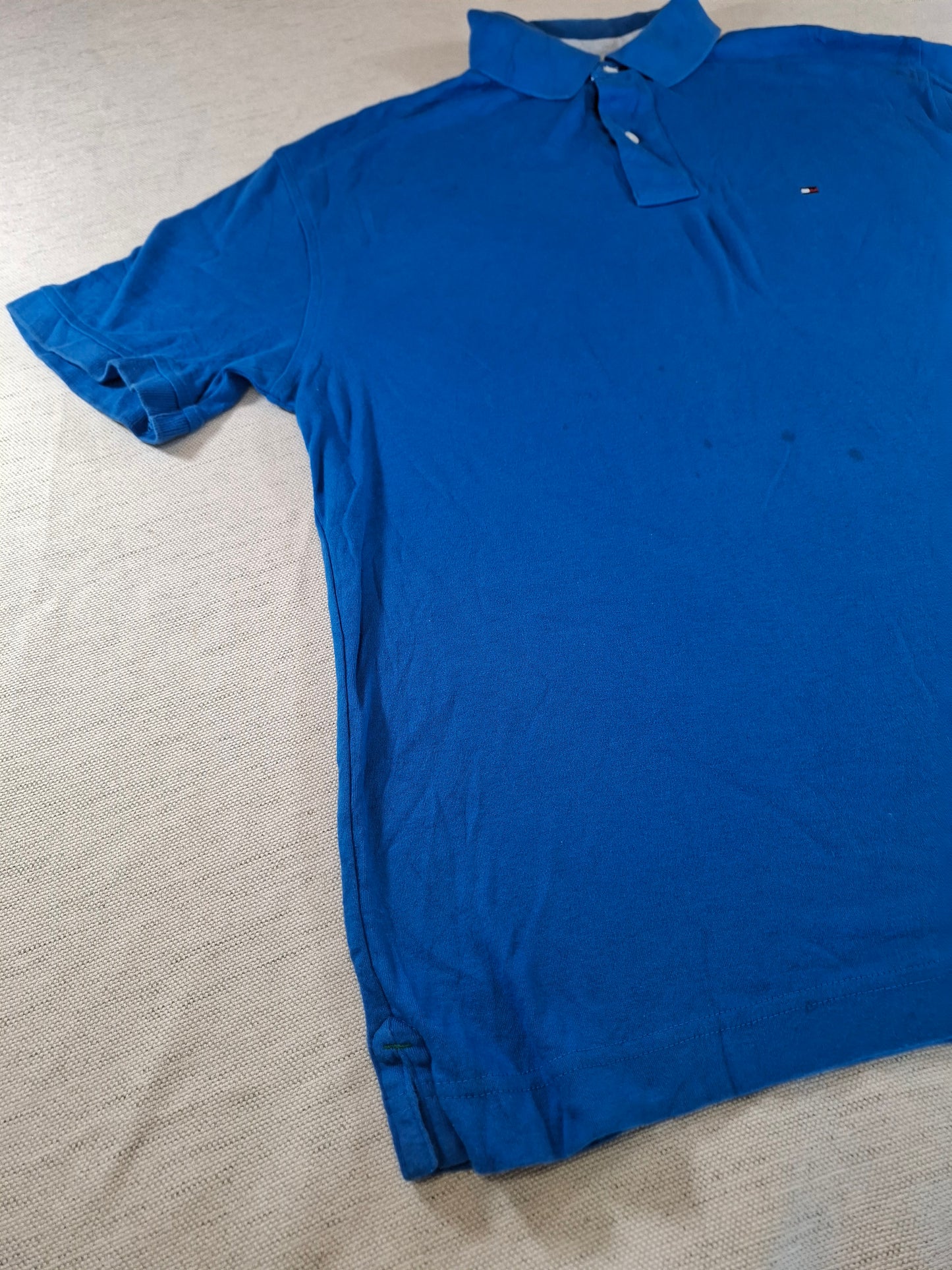 001244 Tommy Hilfiger Polo shirt size L Blue