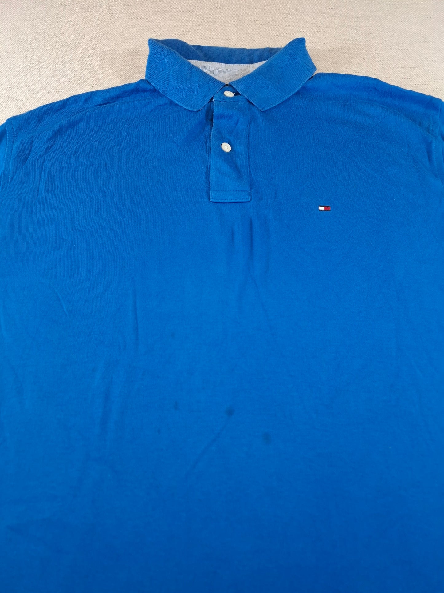001244 Tommy Hilfiger Polo shirt size L Blue