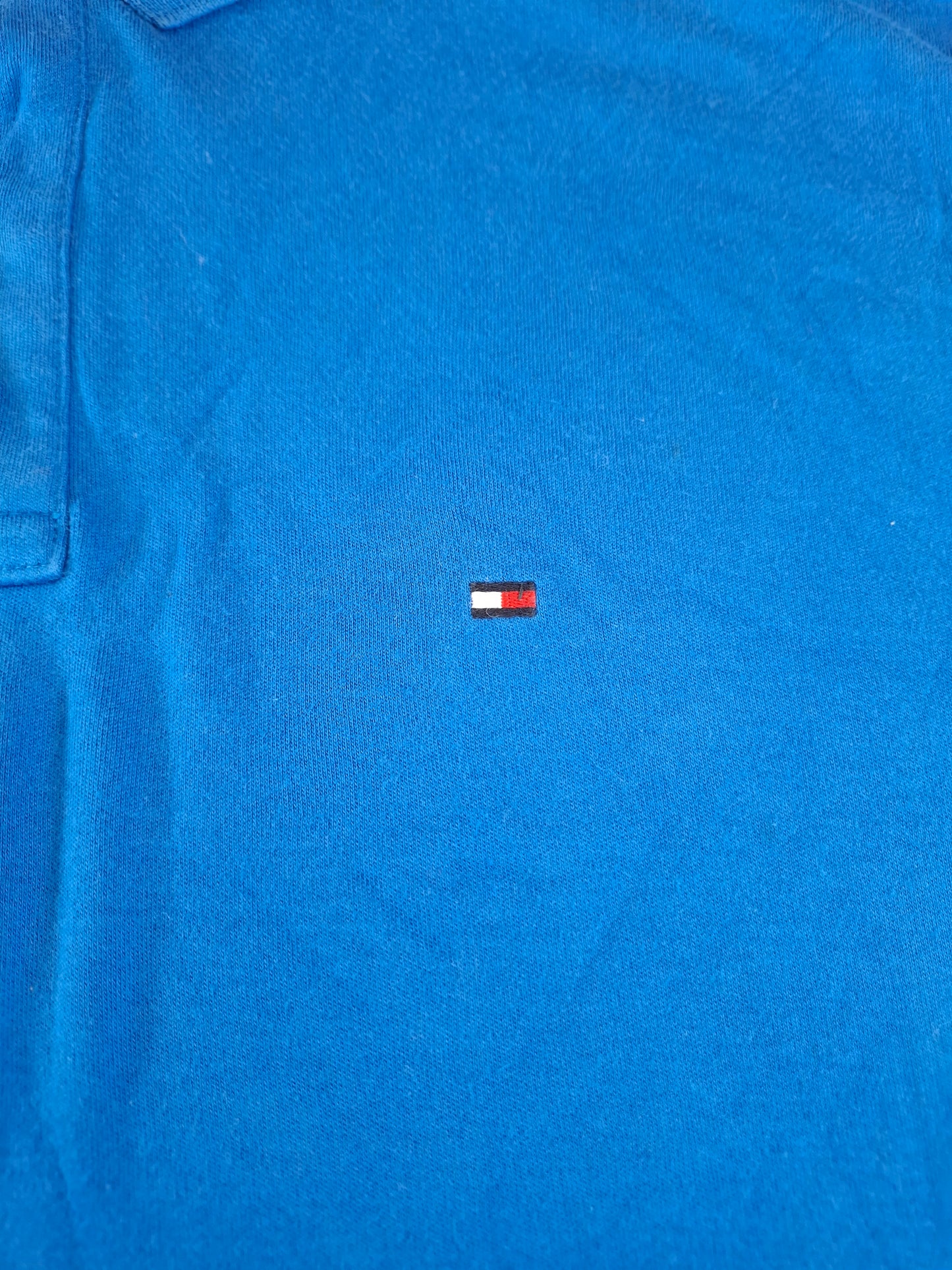 001244 Tommy Hilfiger Polo shirt size L Blue