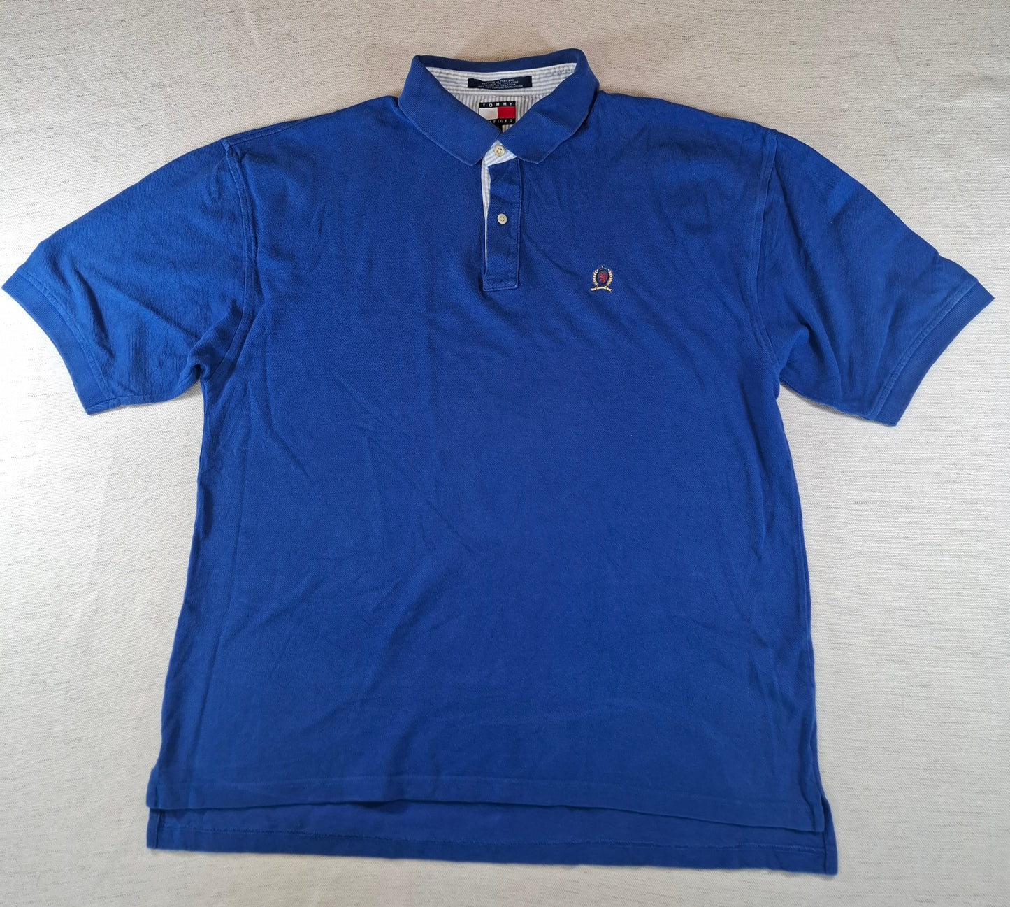 001245 Tommy Hilfiger Polo shirt size XXL Blue