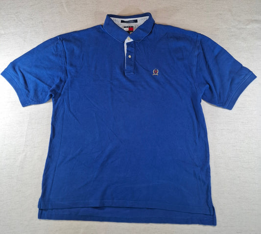001245 Tommy Hilfiger Polo shirt size XXL Blue
