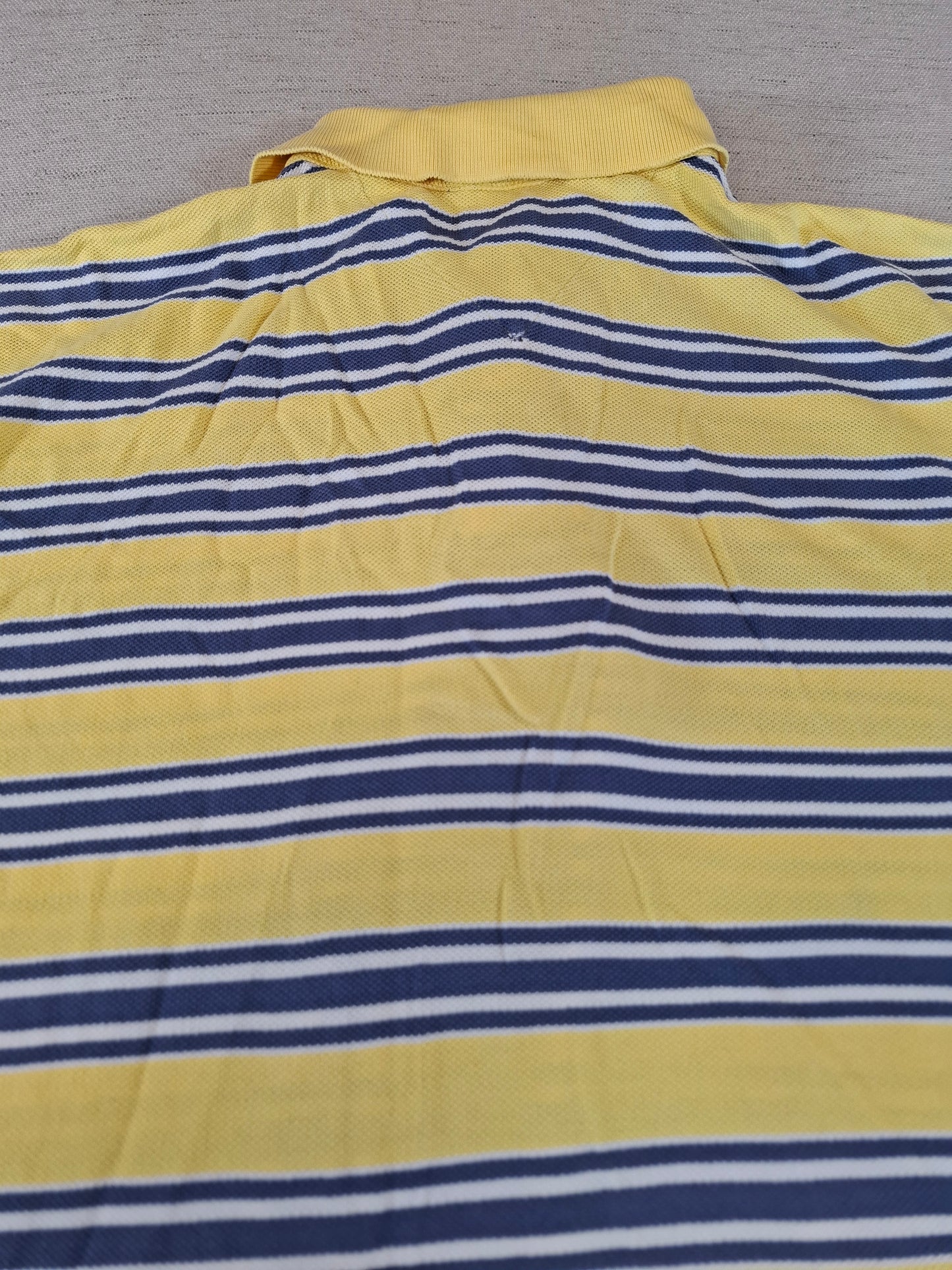001246 Tommy Hilfiger Polo shirt size L Yellow/ Bue