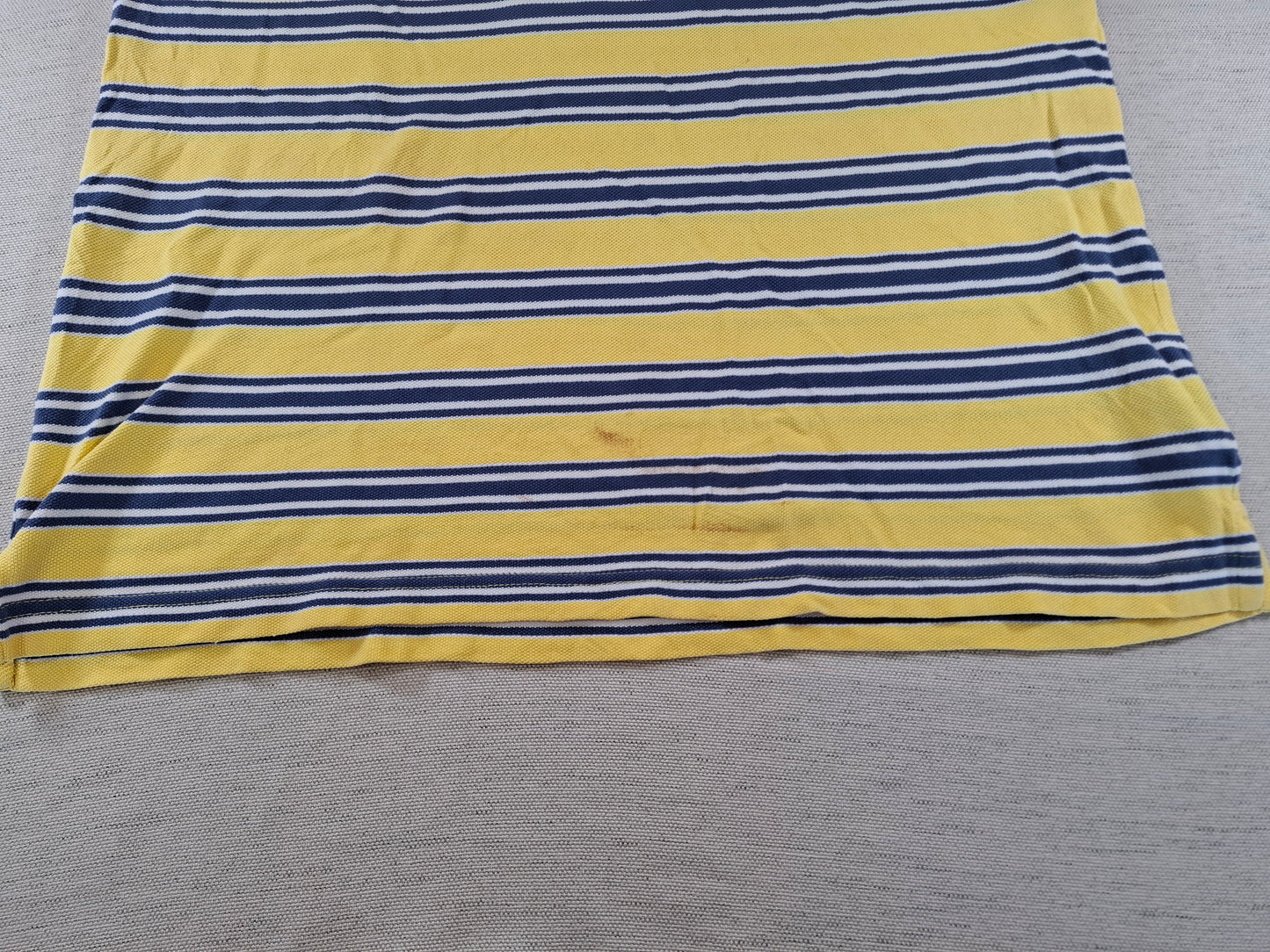 001246 Tommy Hilfiger Polo shirt size L Yellow/ Bue