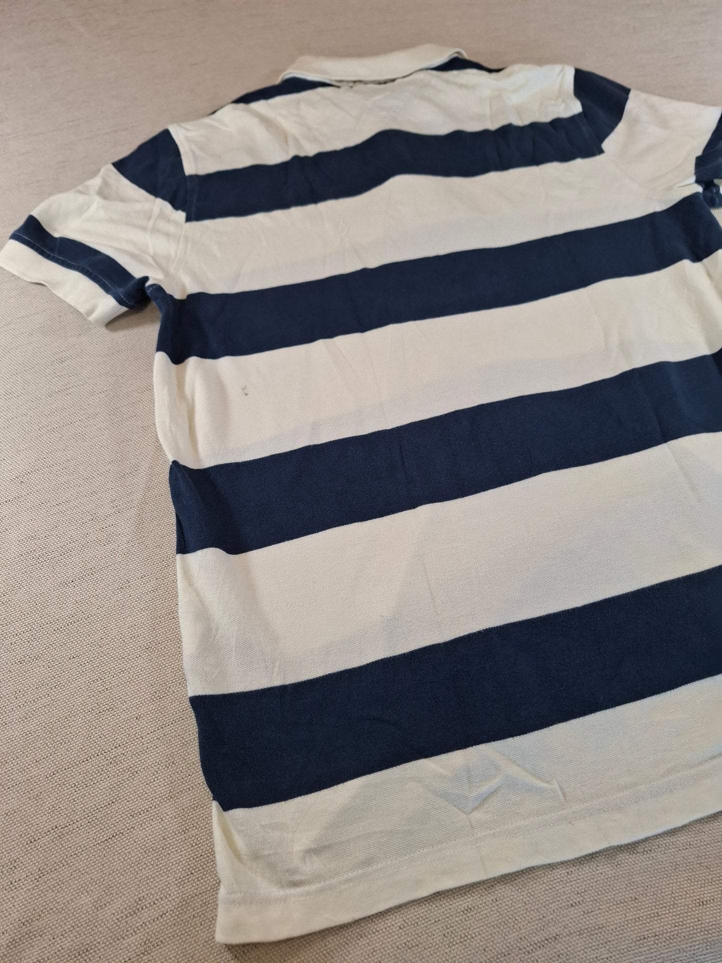 001247 Tommy Hilfiger Polo shirt size M Blue/ White checkered