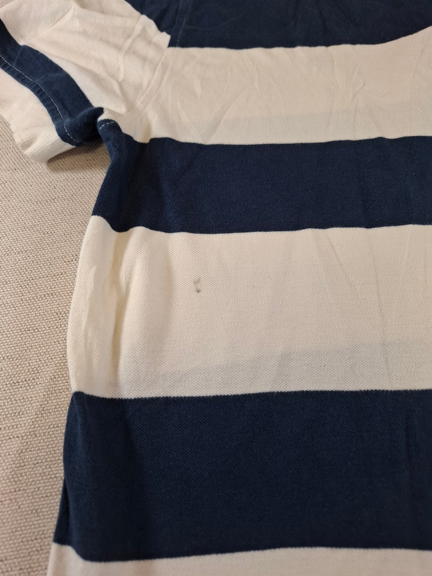 001247 Tommy Hilfiger Polo shirt size M Blue/ White checkered