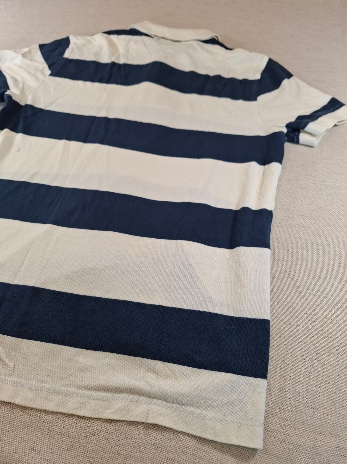 001247 Tommy Hilfiger Polo shirt size M Blue/ White checkered