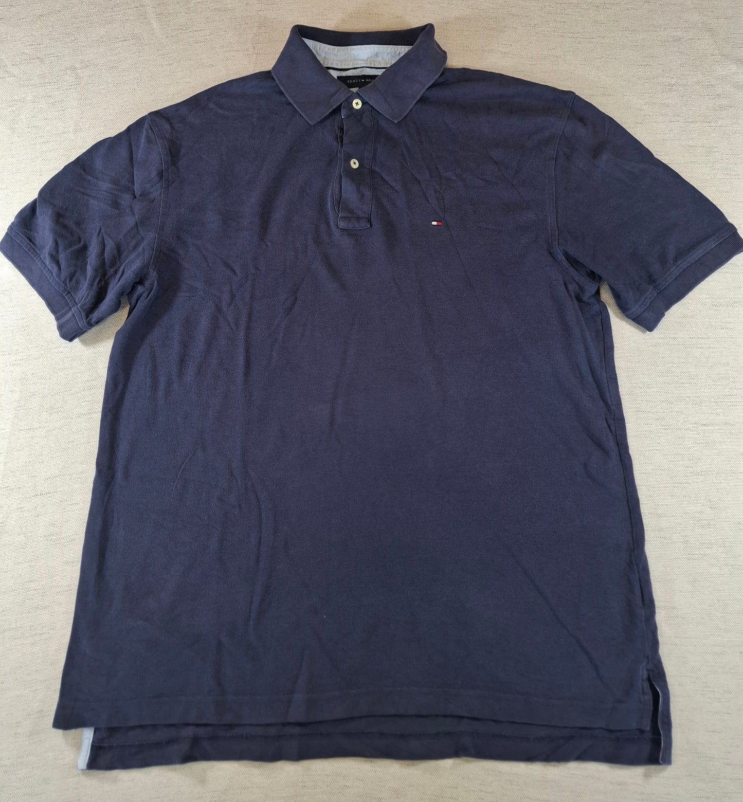 001249 Tommy Hilfiger Polo shirt size L Navy