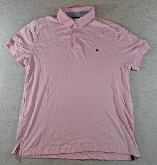 001251 Tommy Hilfiger Polo shirt size M Pink