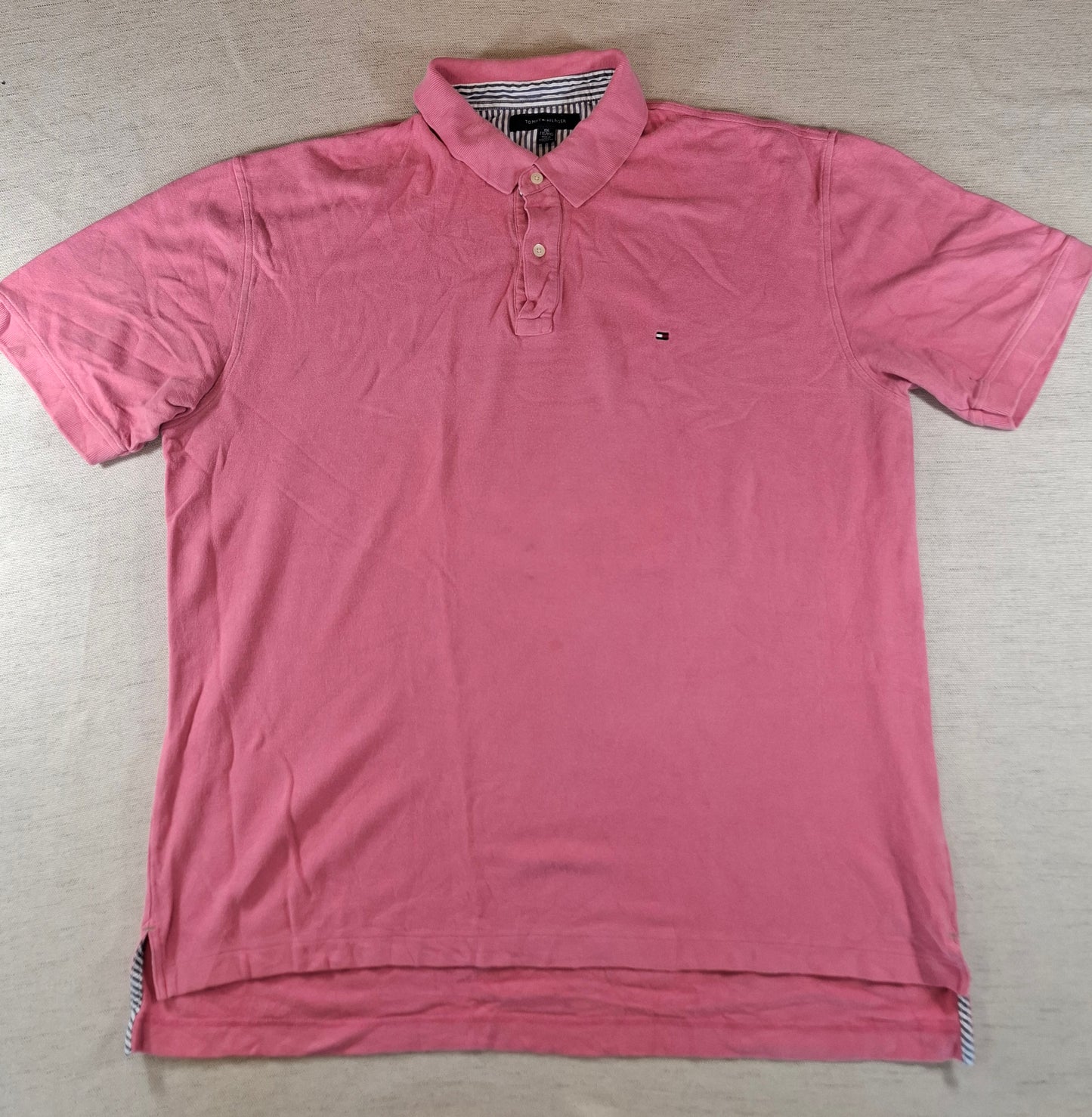 001257 Tommy Hilfiger Polo shirt size XXL Pink