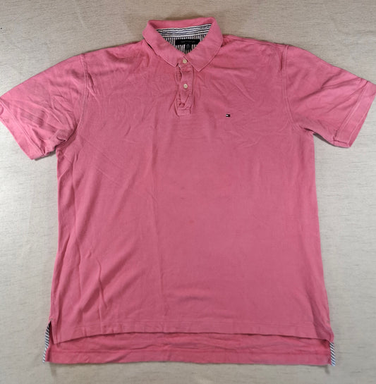 001257 Tommy Hilfiger Polo shirt size XXL Pink