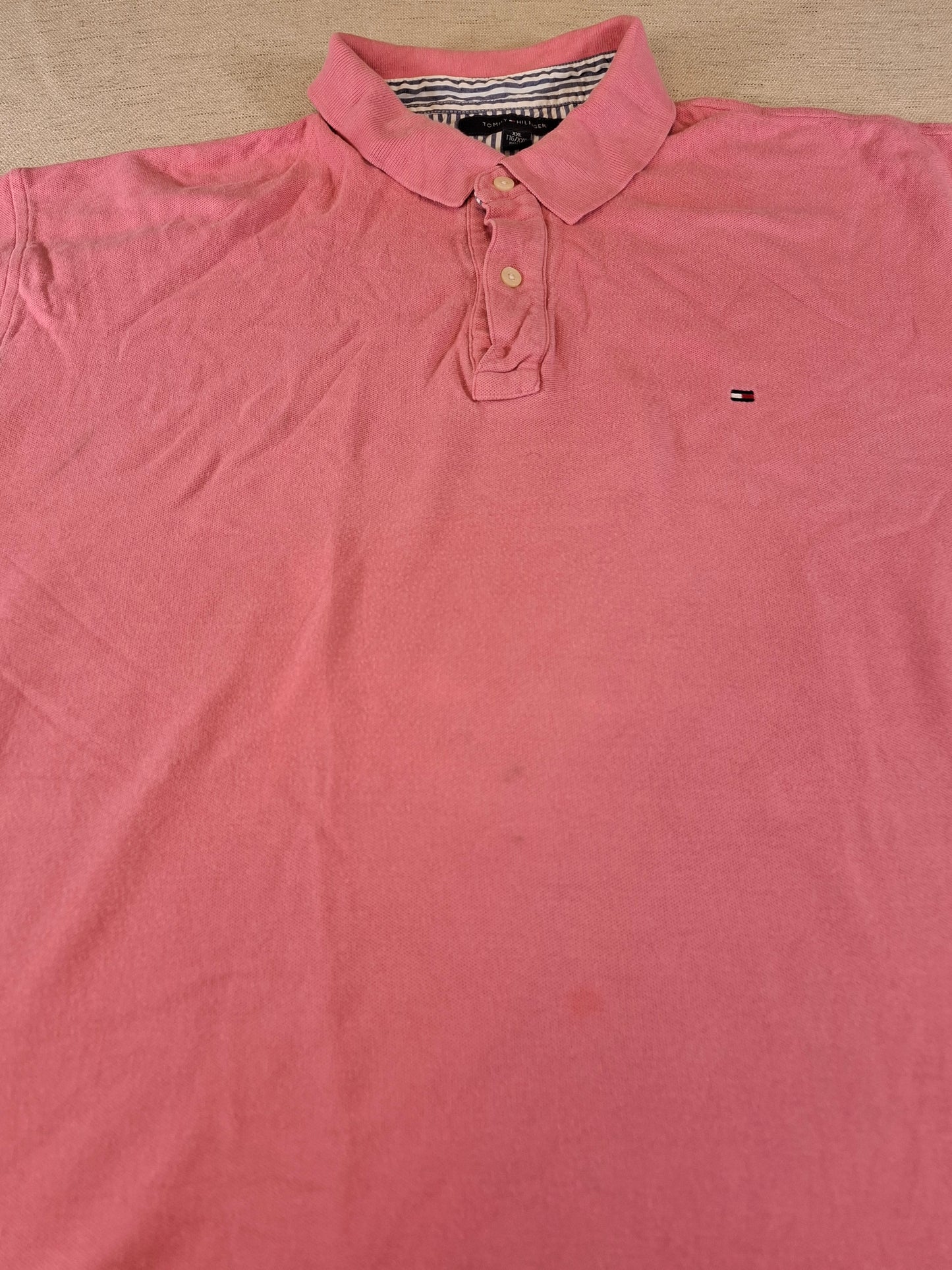 001257 Tommy Hilfiger Polo shirt size XXL Pink