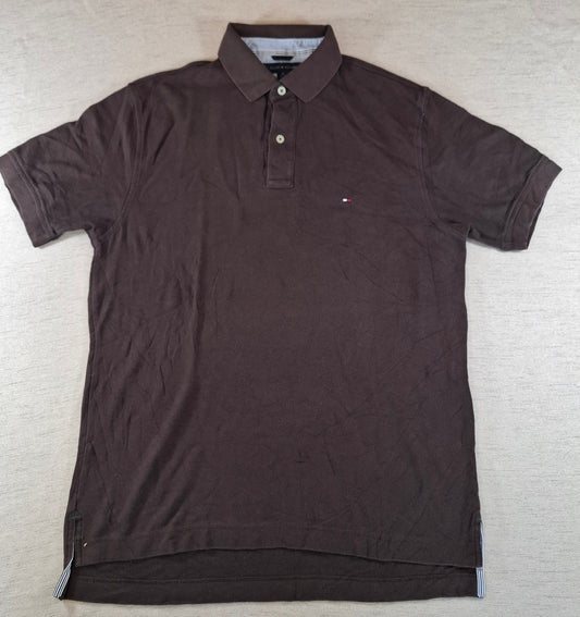 001260 Tommy Hilfiger Polo shirt size M Brown