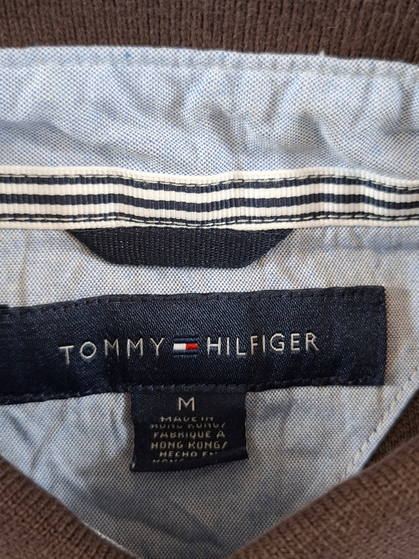 001260 Tommy Hilfiger Polo shirt size M Brown
