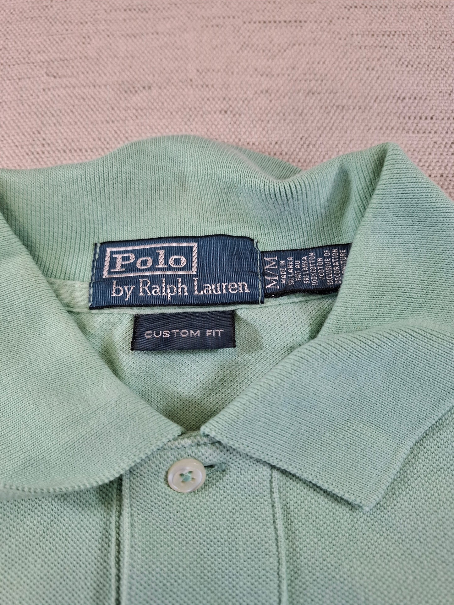 001262 Polo Ralph Lauren Polo shirt size M Mint green