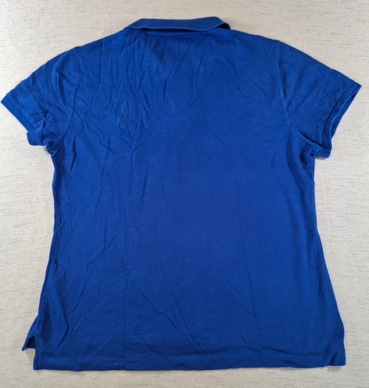 001263 Polo Ralph Lauren Polo shirt size L Blue + white pony