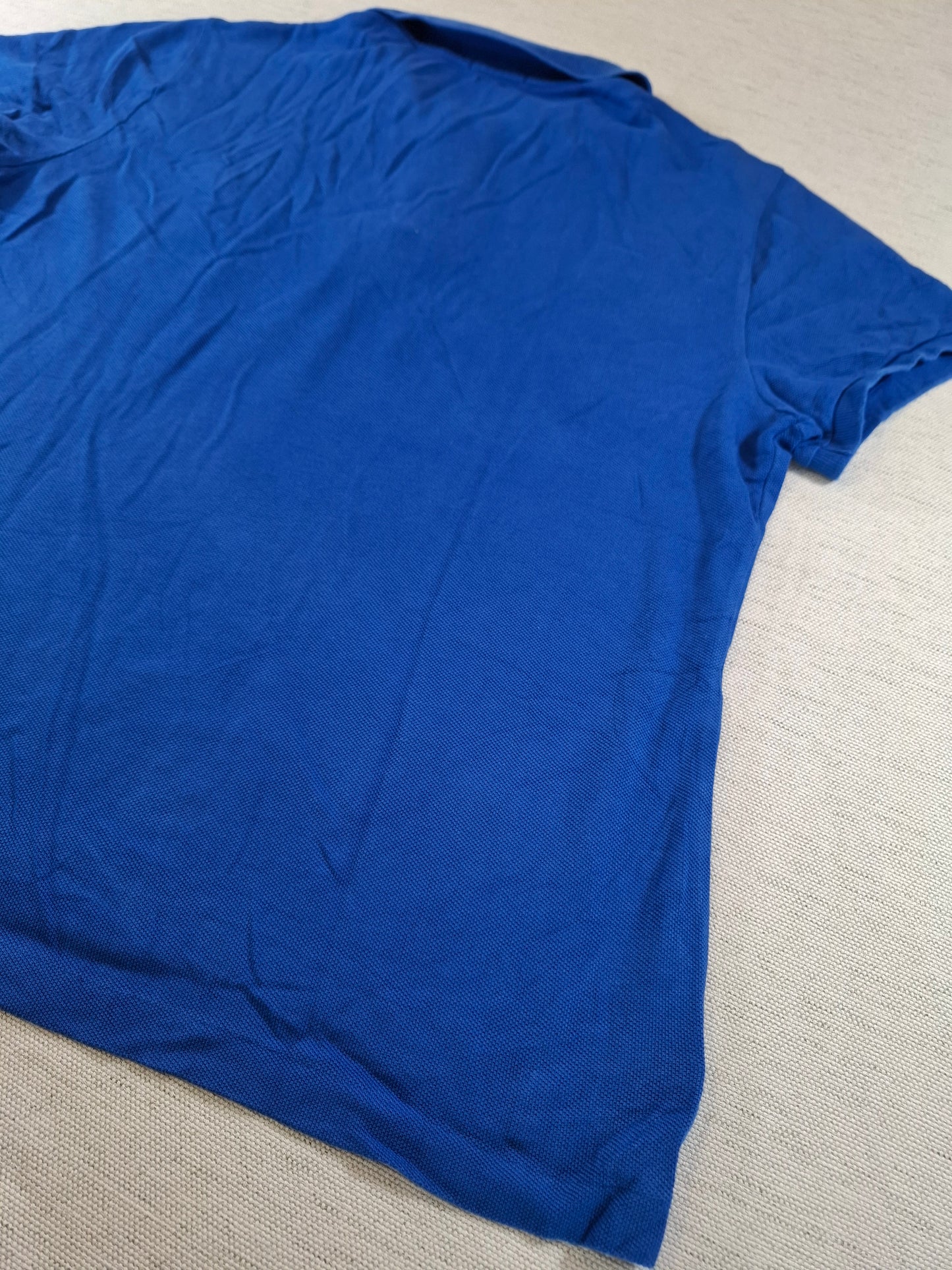 001263 Polo Ralph Lauren Polo shirt size L Blue + white pony