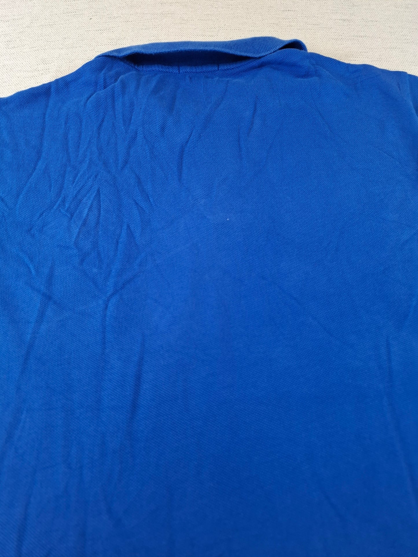 001263 Polo Ralph Lauren Polo shirt size L Blue + white pony