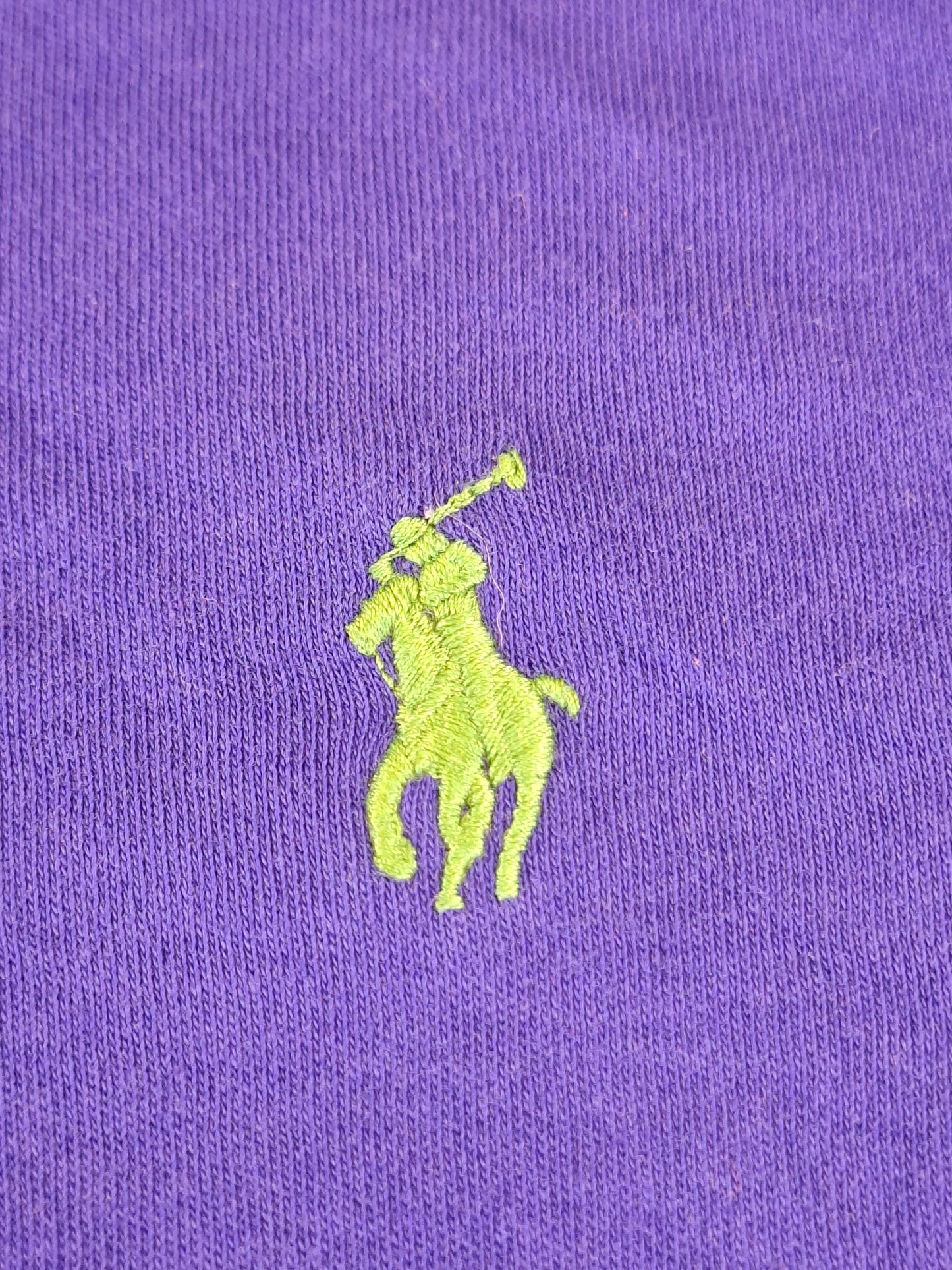 001264 Polo Ralph Lauren Polo shirt size S Blue + Green pony