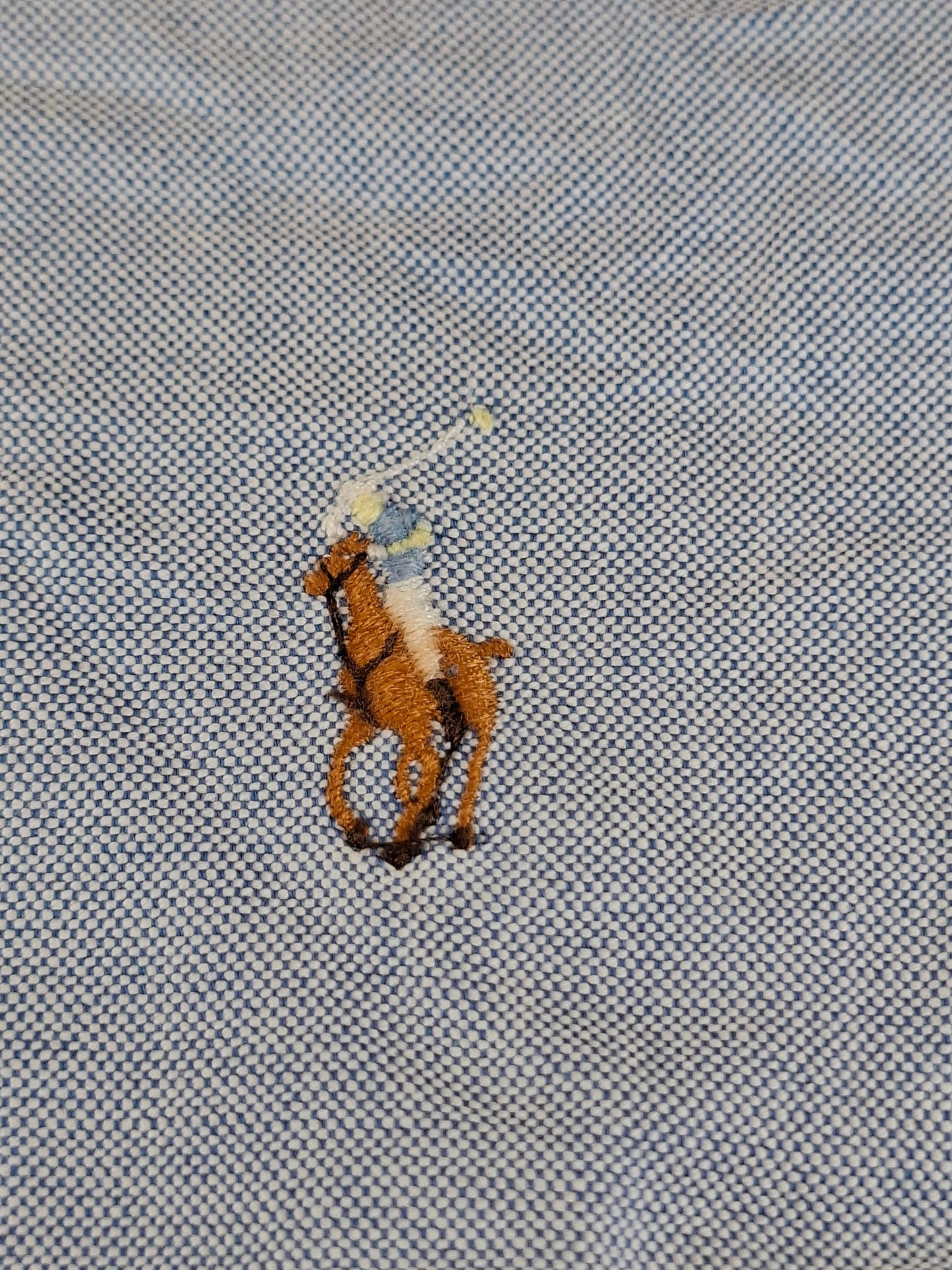 001266 Polo Ralph Lauren Button down shirt size 16-32 Light Blue