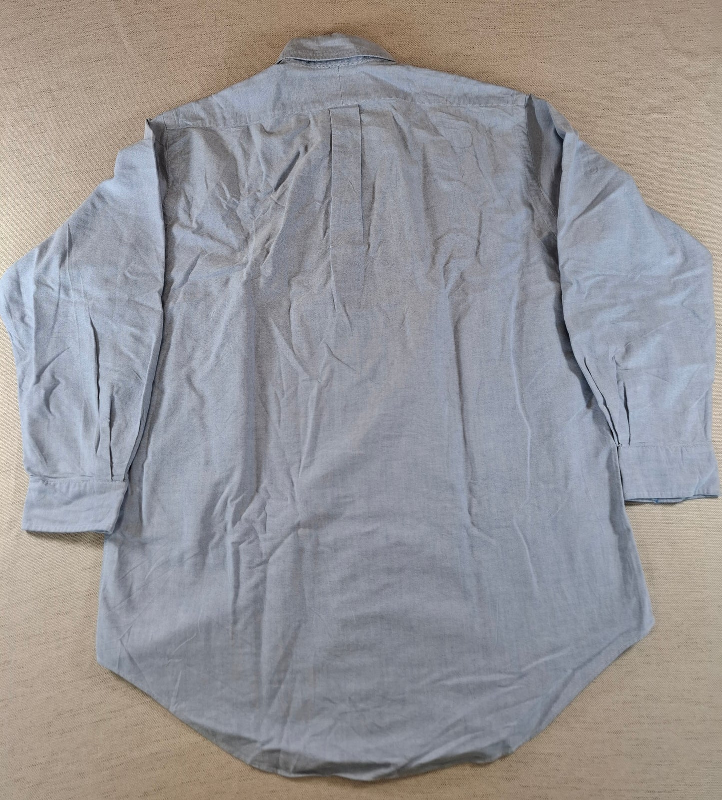 001266 Polo Ralph Lauren Button down shirt size 16-32 Light Blue