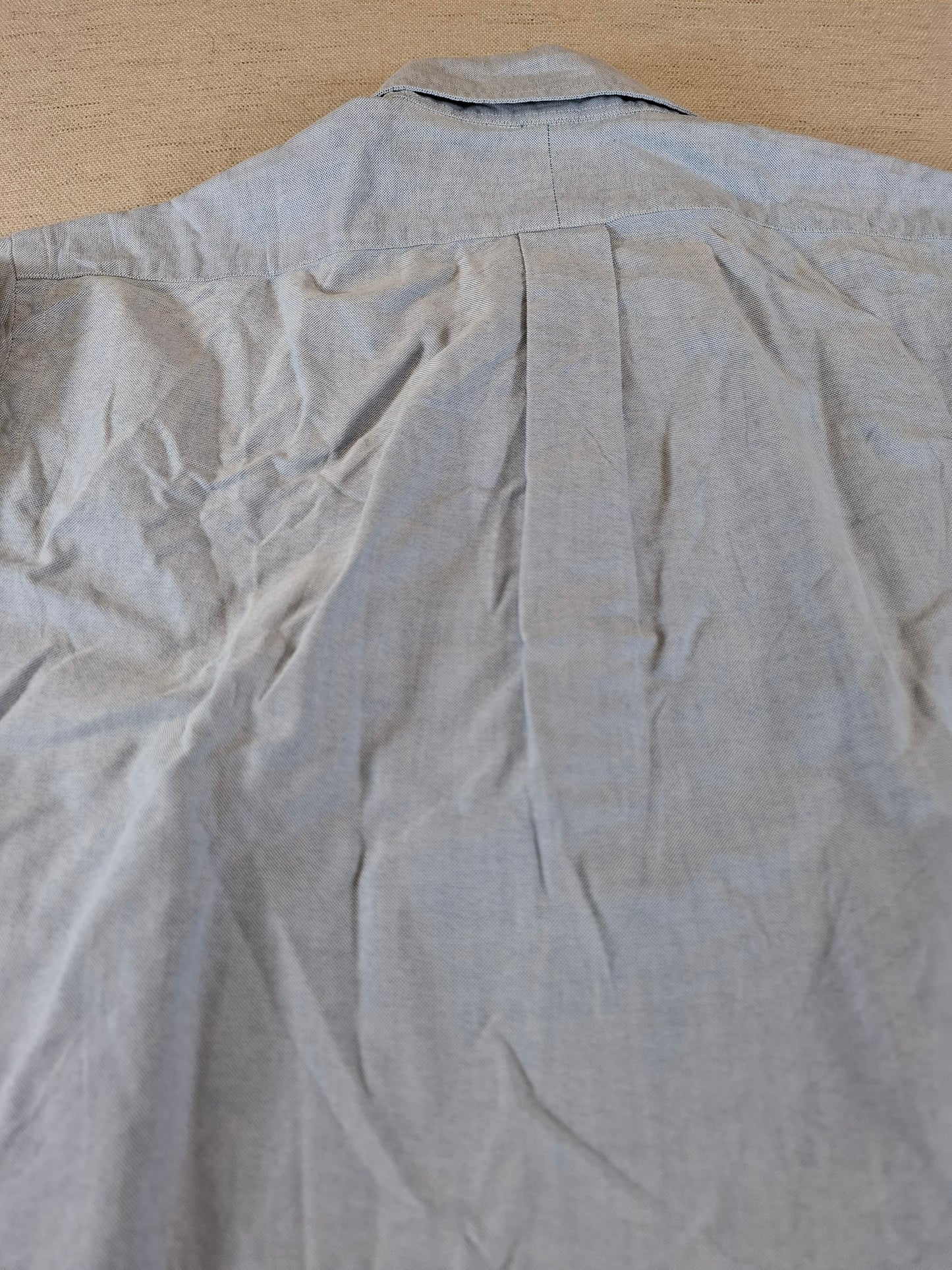 001266 Polo Ralph Lauren Button down shirt size 16-32 Light Blue