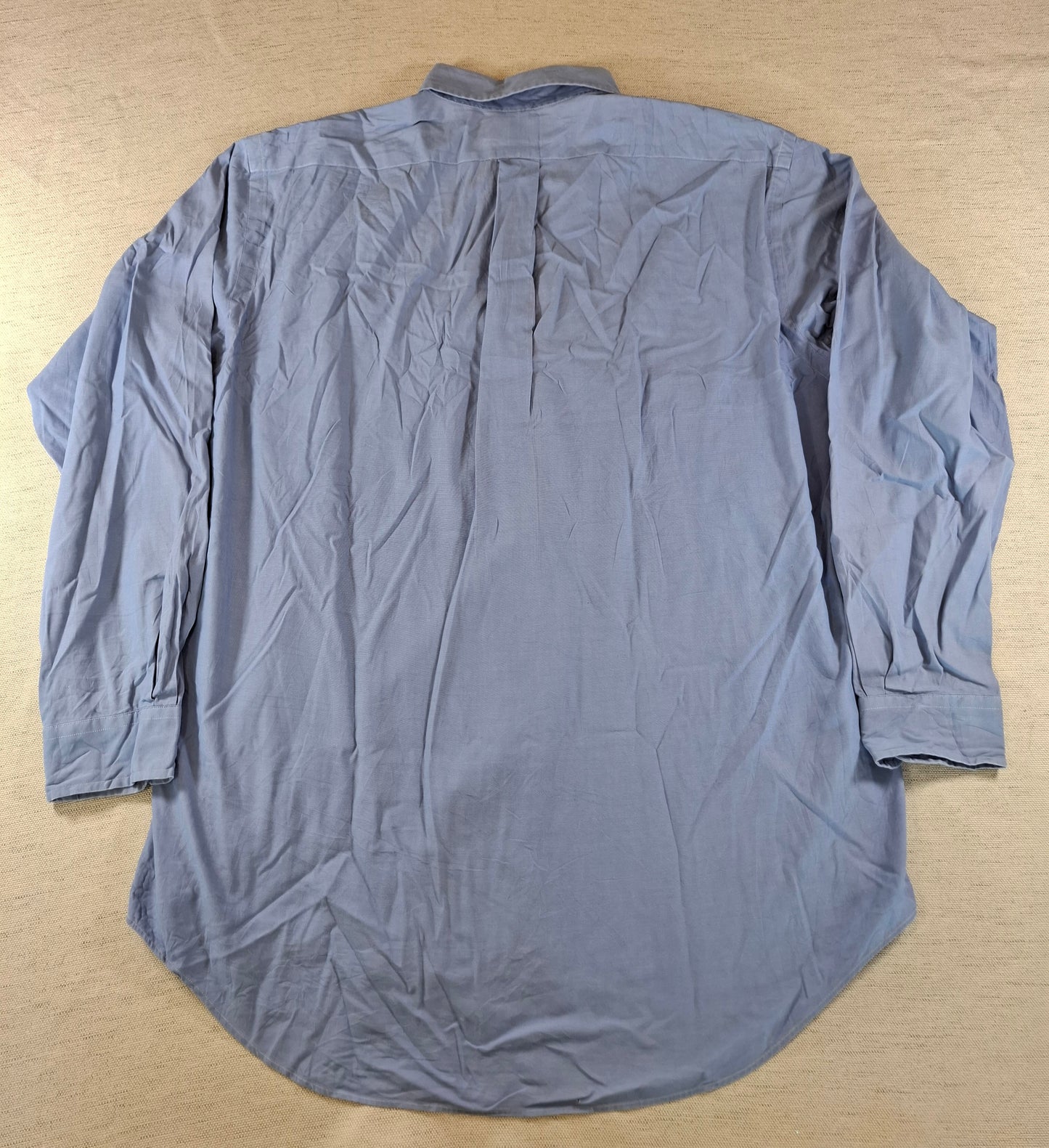 001267 Polo Ralph Lauren Button down shirt size 34/35 16-50 Light Blue