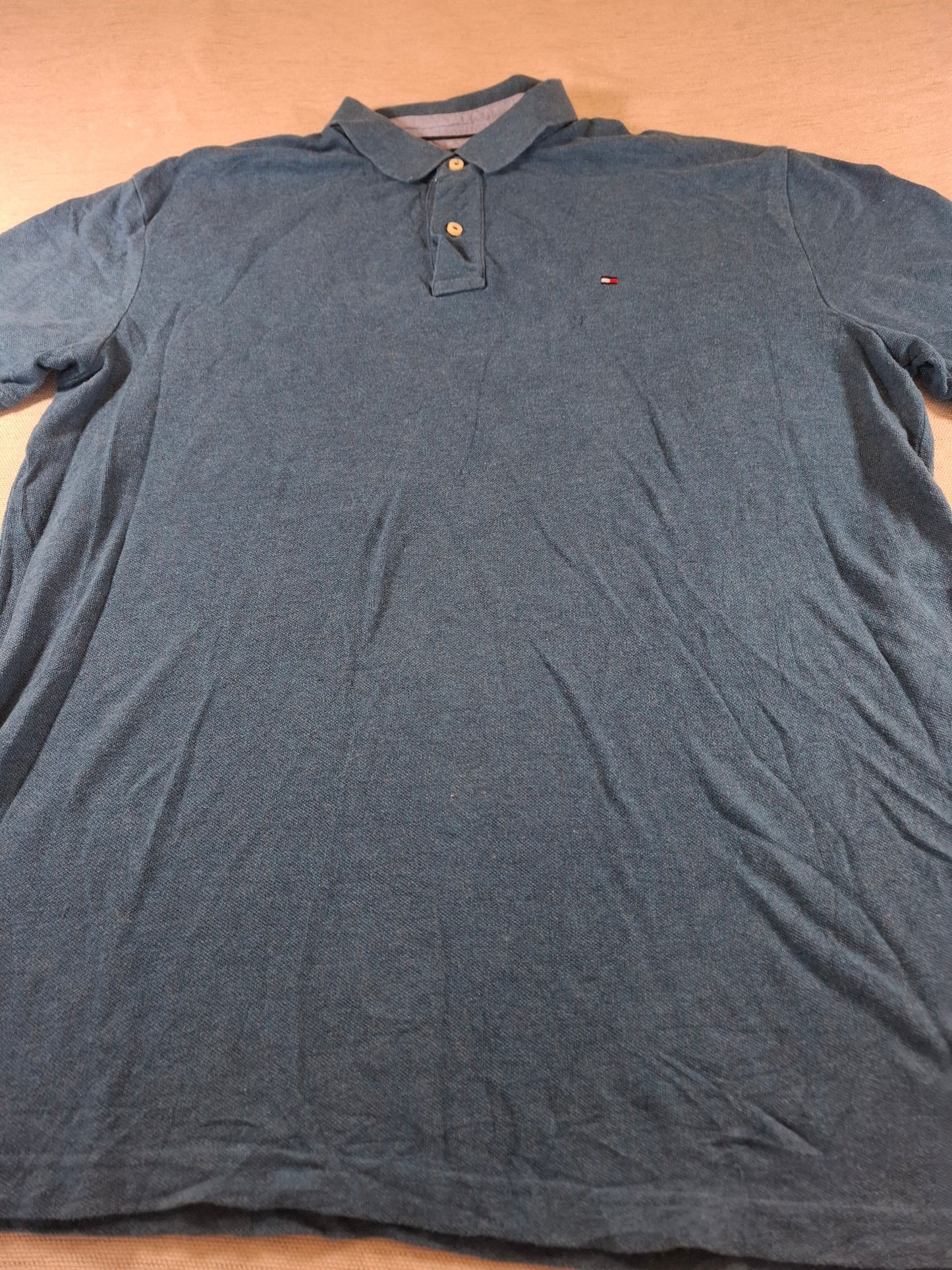 001268 Tommy Hilfiger Polo shirt size XL Blue