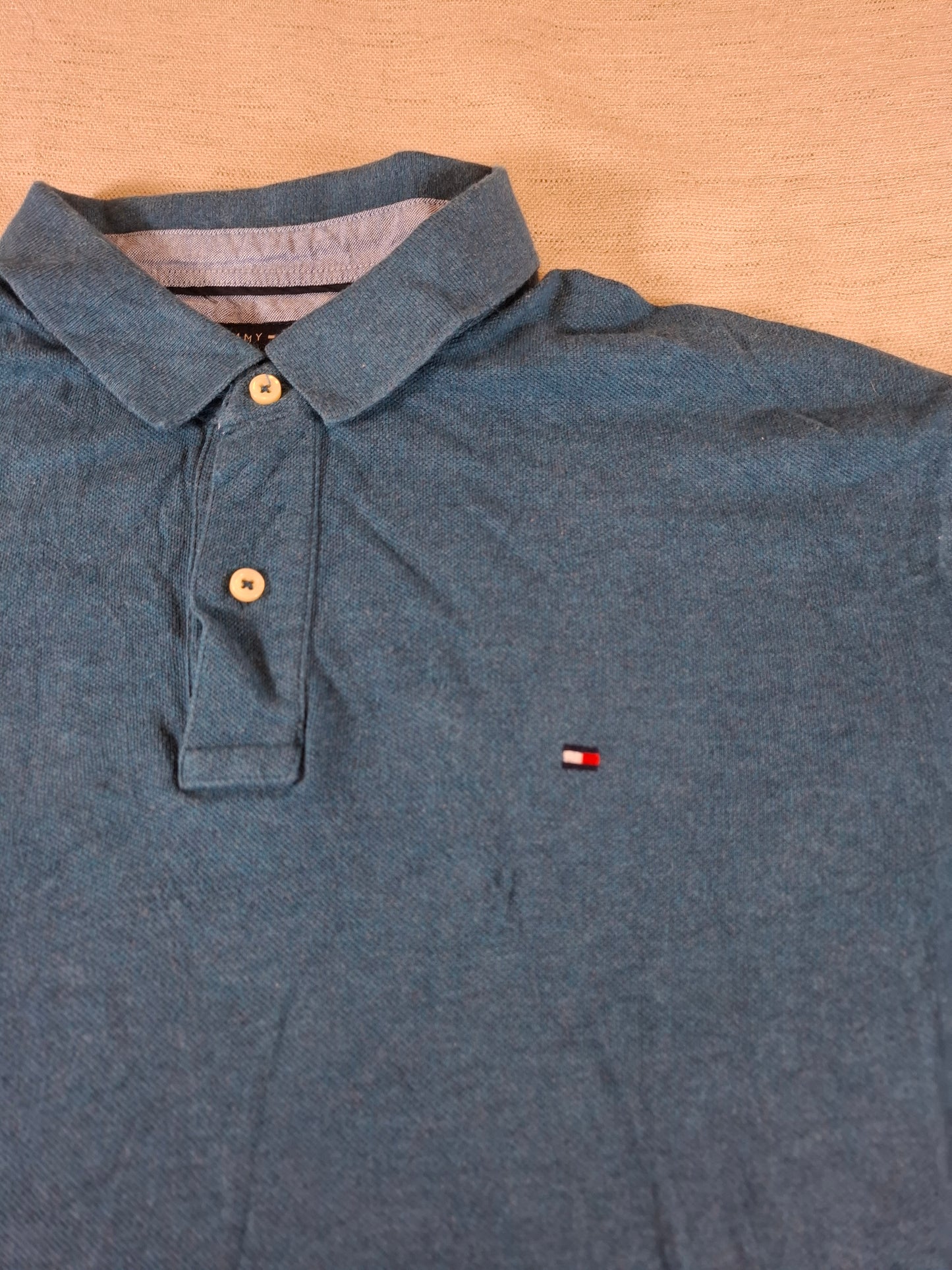 001268 Tommy Hilfiger Polo shirt size XL Blue