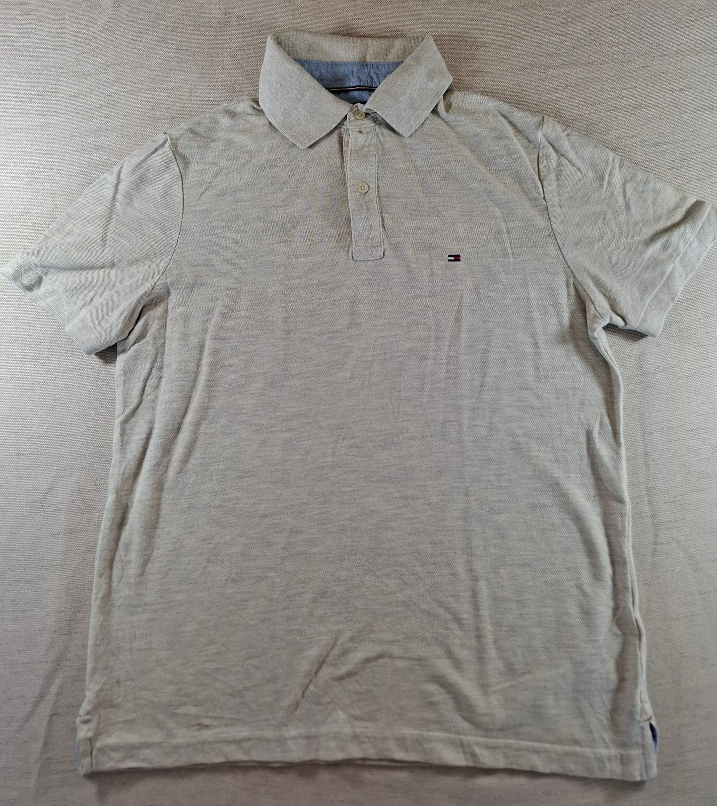 001270 Tommy Hilfiger Polo shirt size S Grey