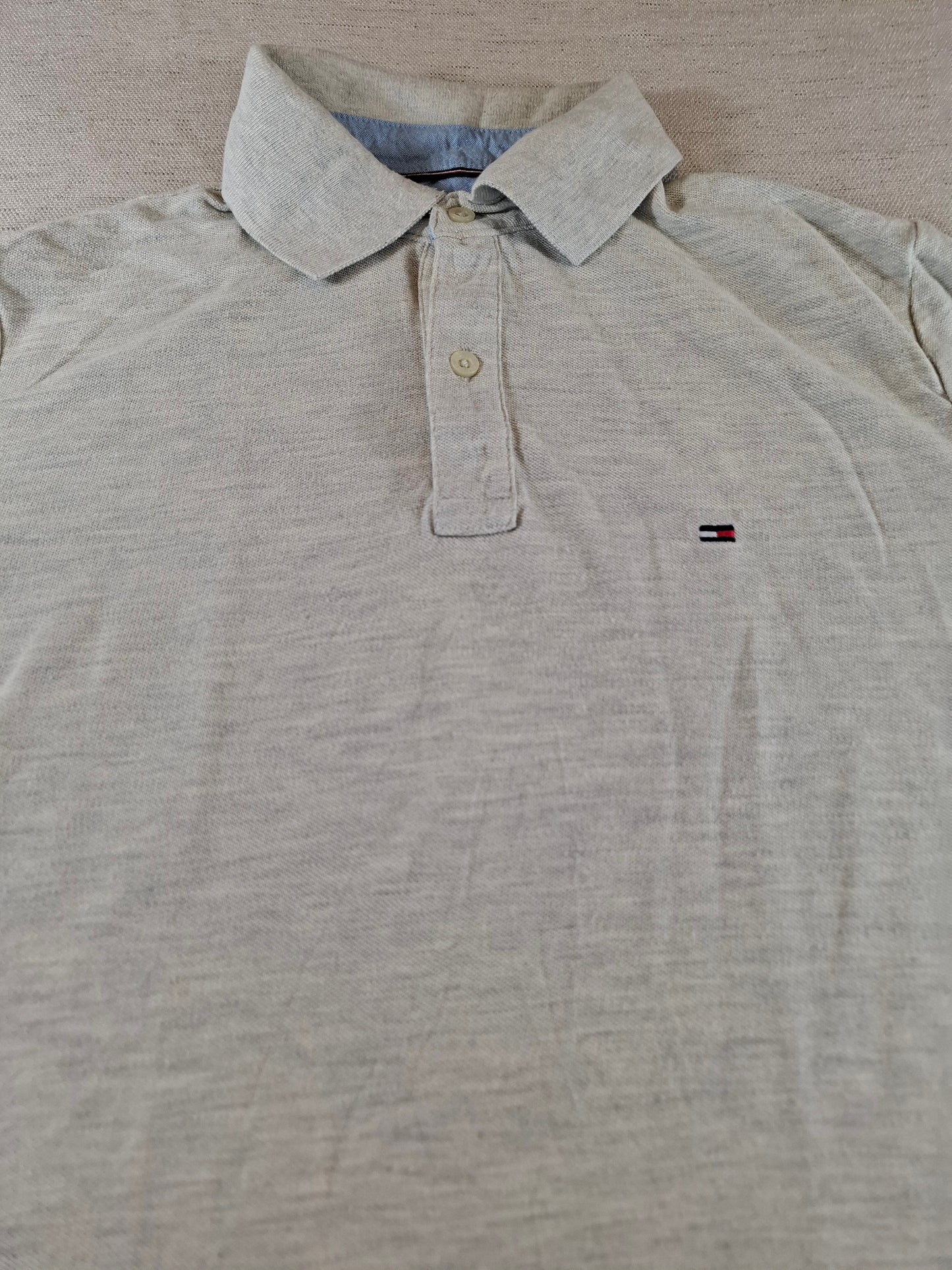 001270 Tommy Hilfiger Polo shirt size S Grey