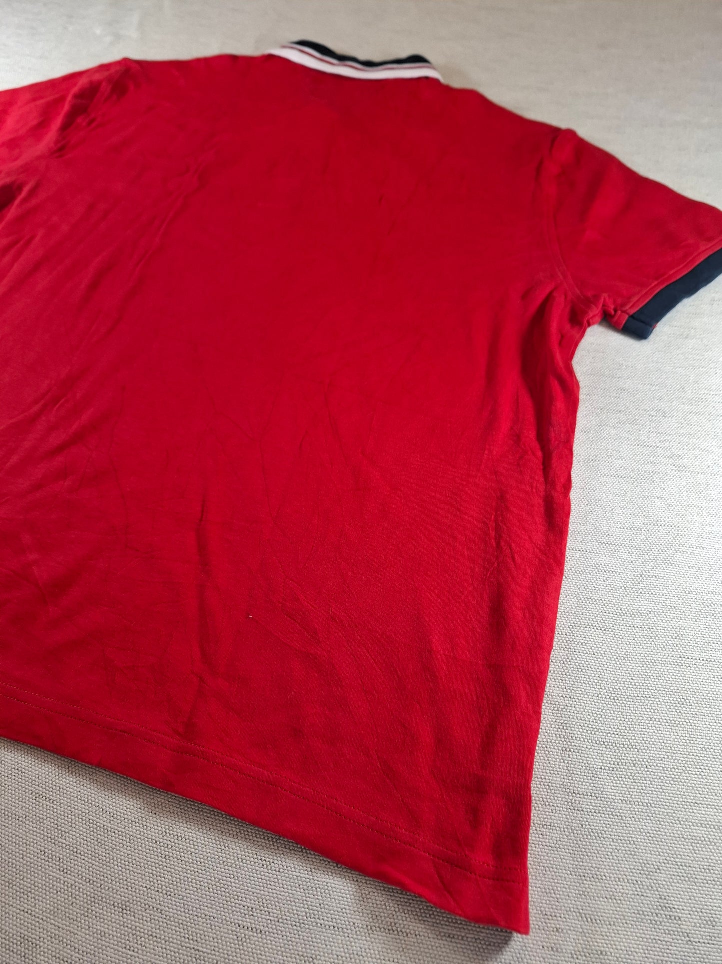 001271 Tommy Hilfiger Polo shirt size L Red
