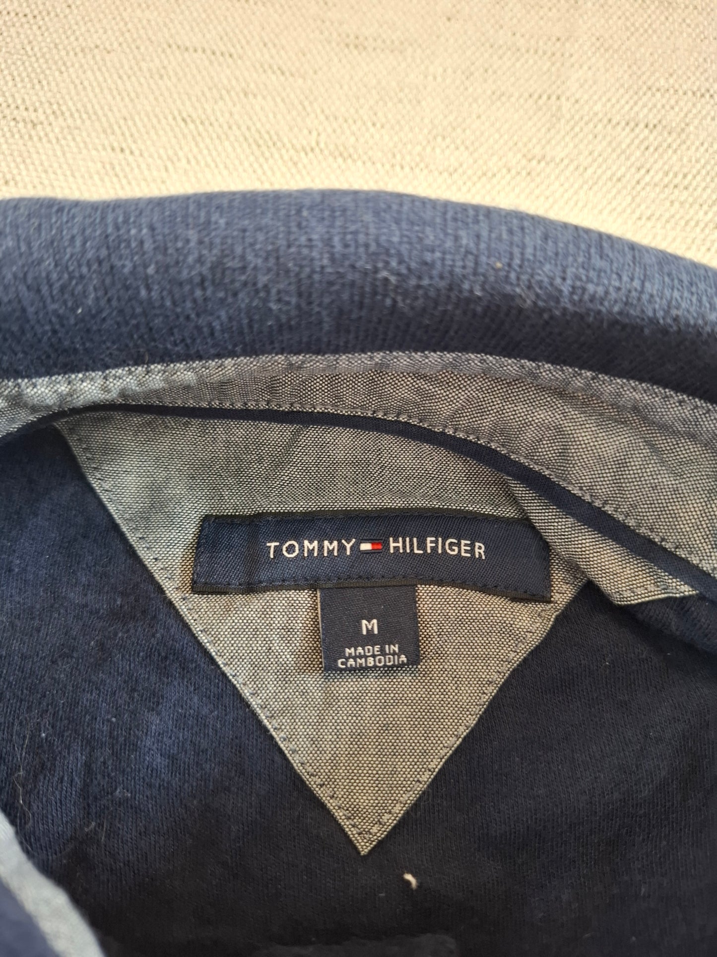 001272 Tommy Hilfiger Polo shirt size M Navy