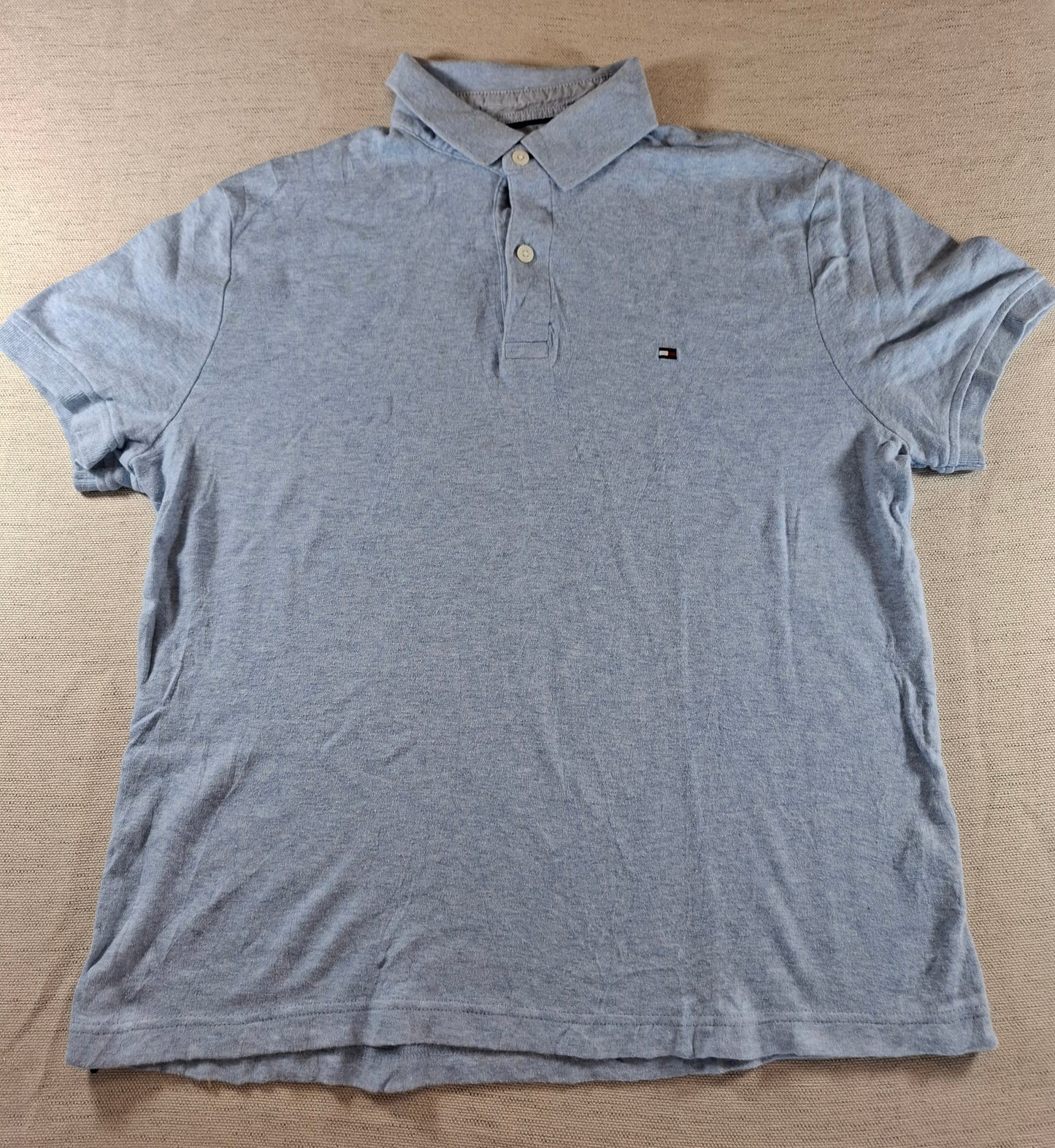 001273 Tommy Hilfiger Polo shirt size M Light Blue