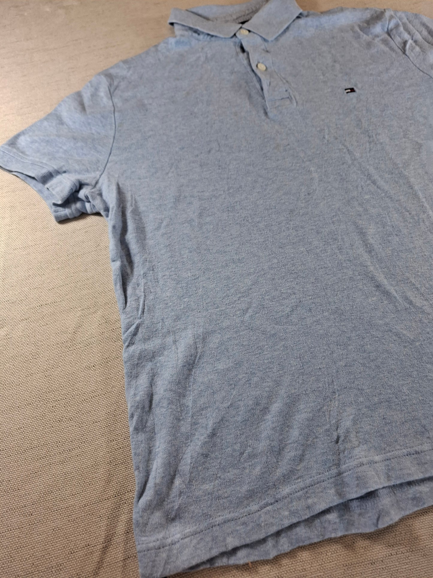 001273 Tommy Hilfiger Polo shirt size M Light Blue