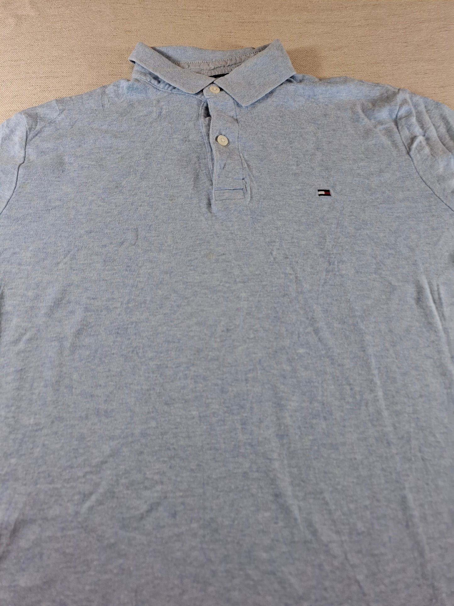 001273 Tommy Hilfiger Polo shirt size M Light Blue