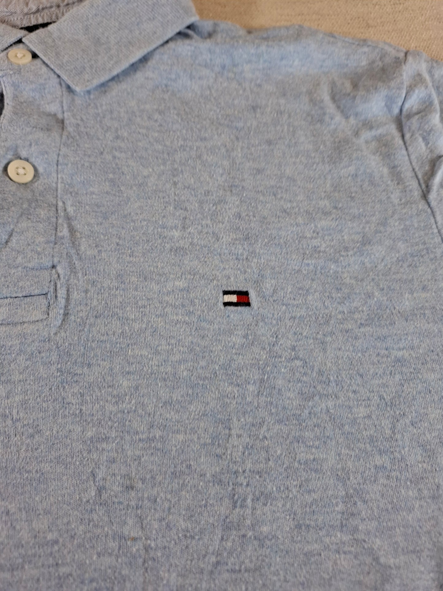 001273 Tommy Hilfiger Polo shirt size M Light Blue
