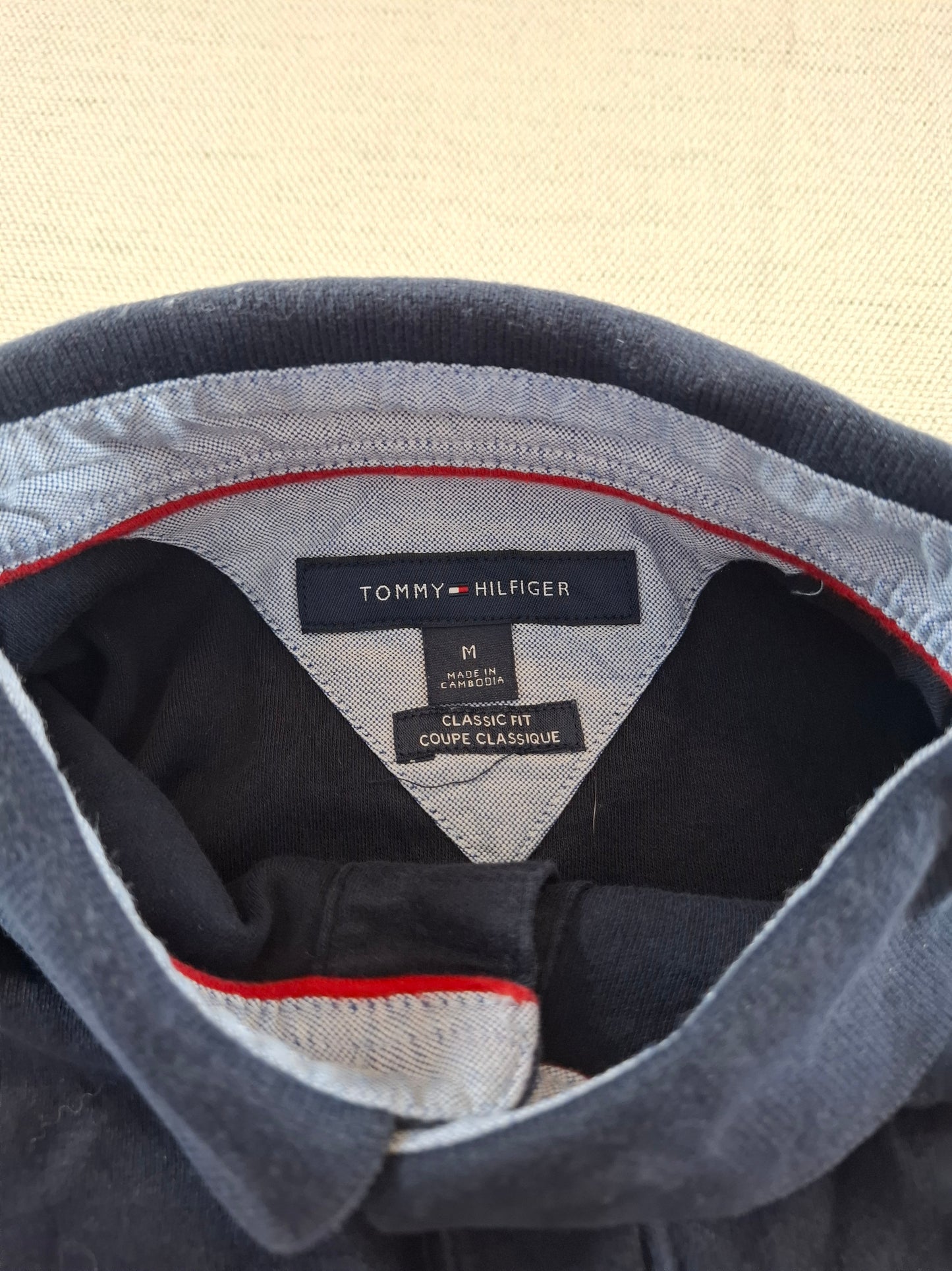 001274 Tommy Hilfiger Polo shirt size M Navy