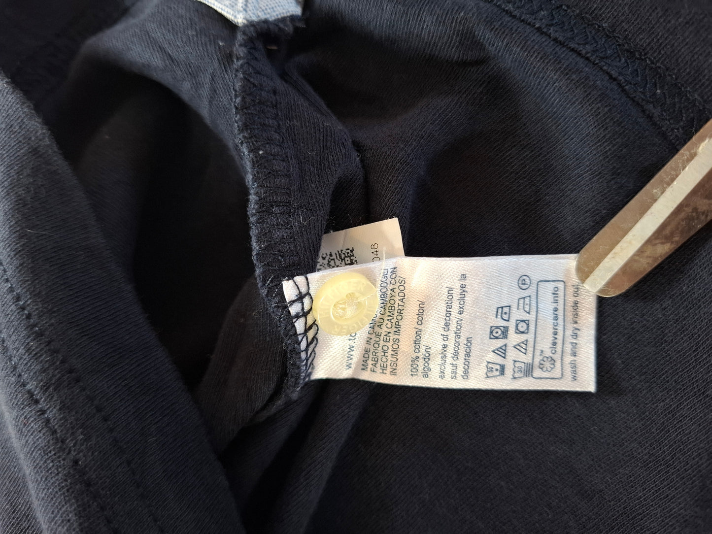001274 Tommy Hilfiger Polo shirt size M Navy