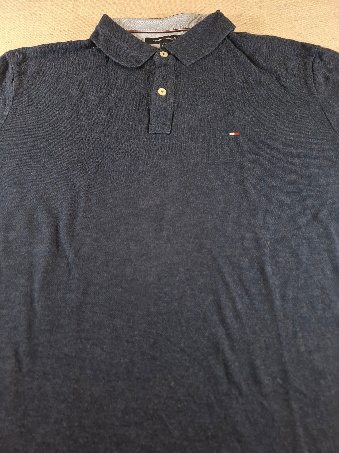 001275 Tommy Hilfiger Polo shirt size L Navy