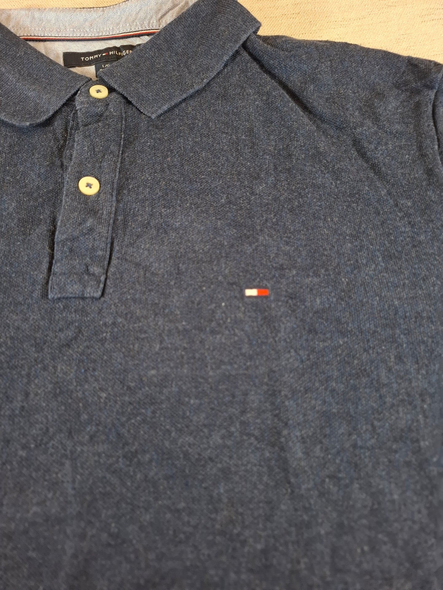 001275 Tommy Hilfiger Polo shirt size L Navy