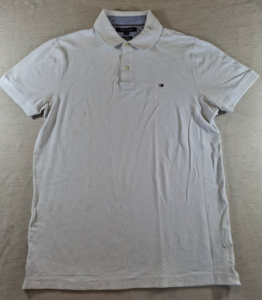 001276 Tommy Hilfiger Polo shirt size M White