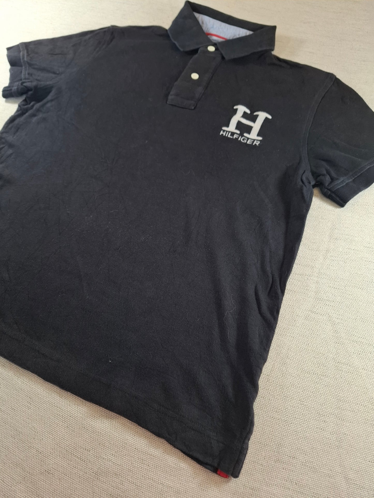 001278 Tommy Hilfiger Polo shirt size S Black