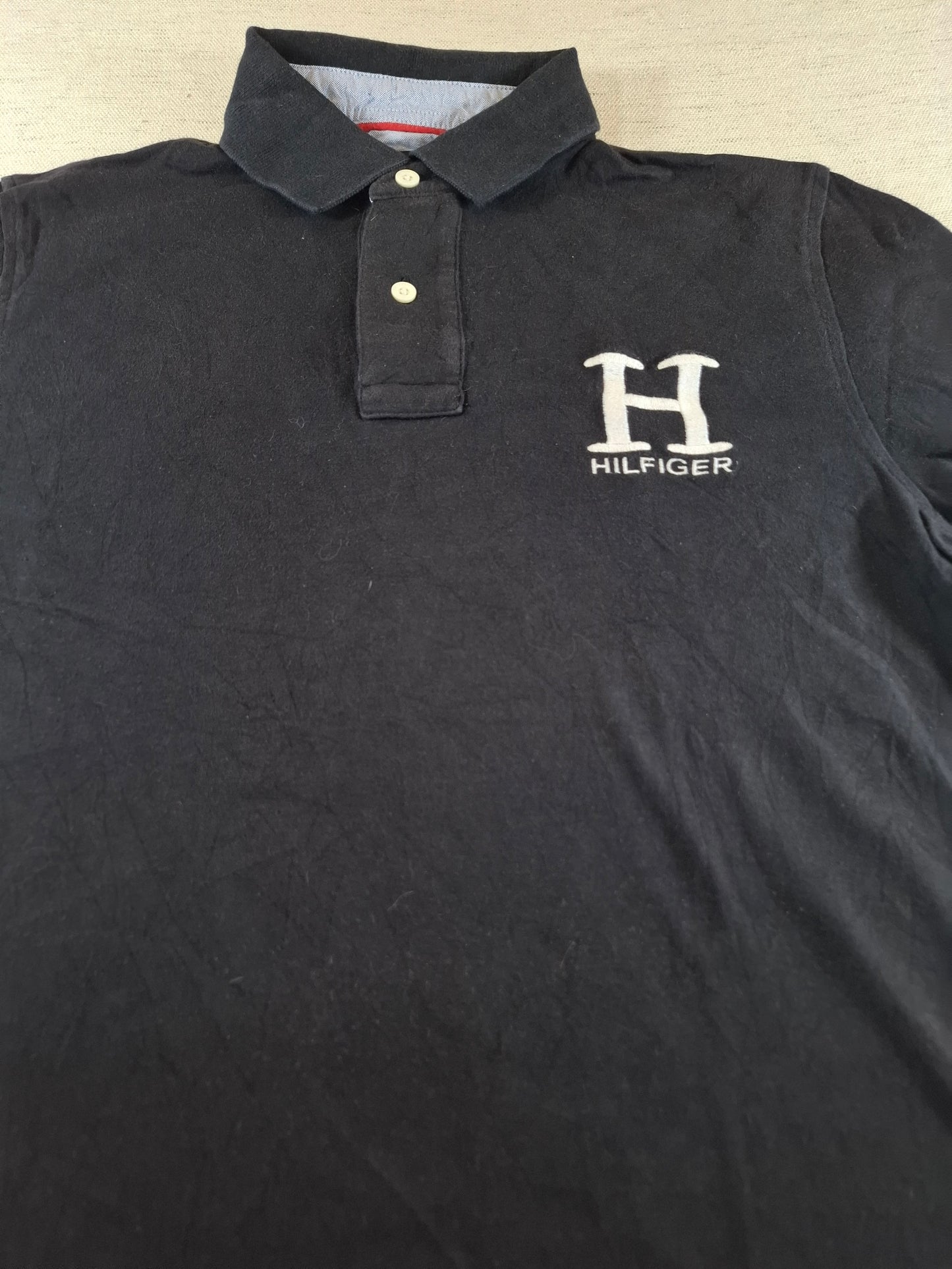 001278 Tommy Hilfiger Polo shirt size S Black
