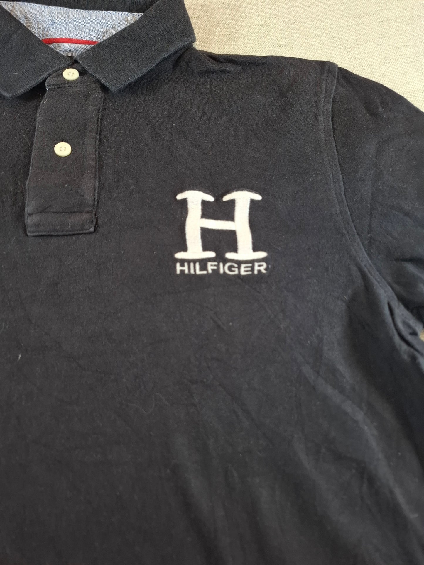 001278 Tommy Hilfiger Polo shirt size S Black